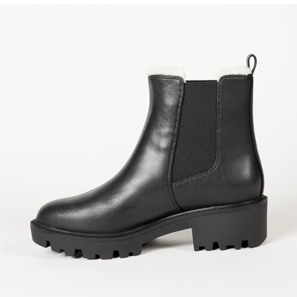 The Drop Women's Campbell Sherpa Chelsea Boot Sz 10 - Picture 8 of 8